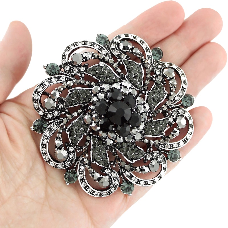 Rhinestone Brooch