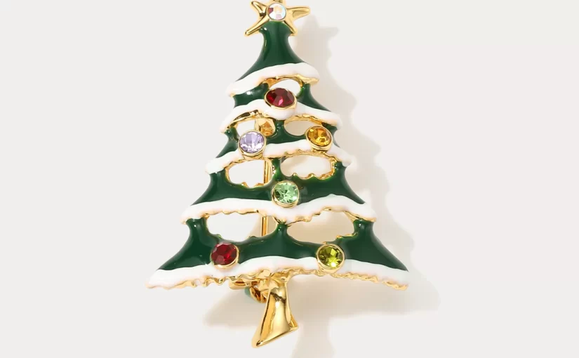 Sparkle and Shine: The Beauty of the Christmas Tree Brooch