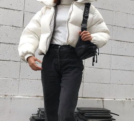 puffer jacket outfit